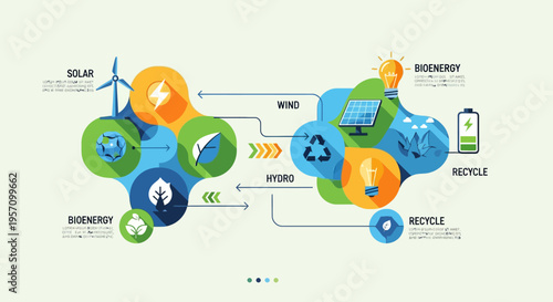 Set of eco friendly infographic elements vector
