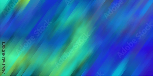 Vibrant Abstract Diagonal Streaks of Blue and Green Blending Smoothly for Dynamic Backgrounds and Modern Designs