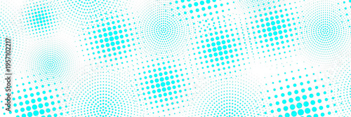 Halftone dotted background. Halftone effect pattern. Circle dots isolated on the white background.