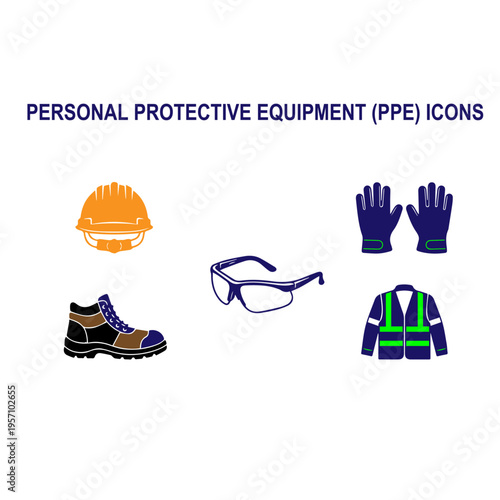 PPE-PERSONAL PROTECTIVE EQUIPMENT ICON SHEET