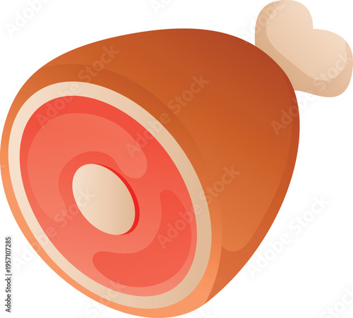 sliced of fresh meat ingredient cooking