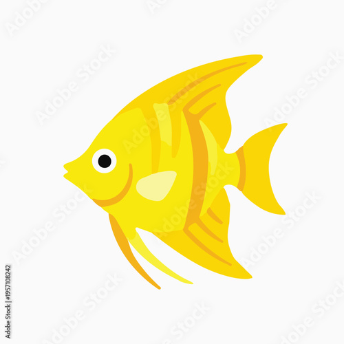 Cute cartoon sea fish 