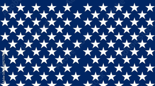 The American flag features white stars on a blue background