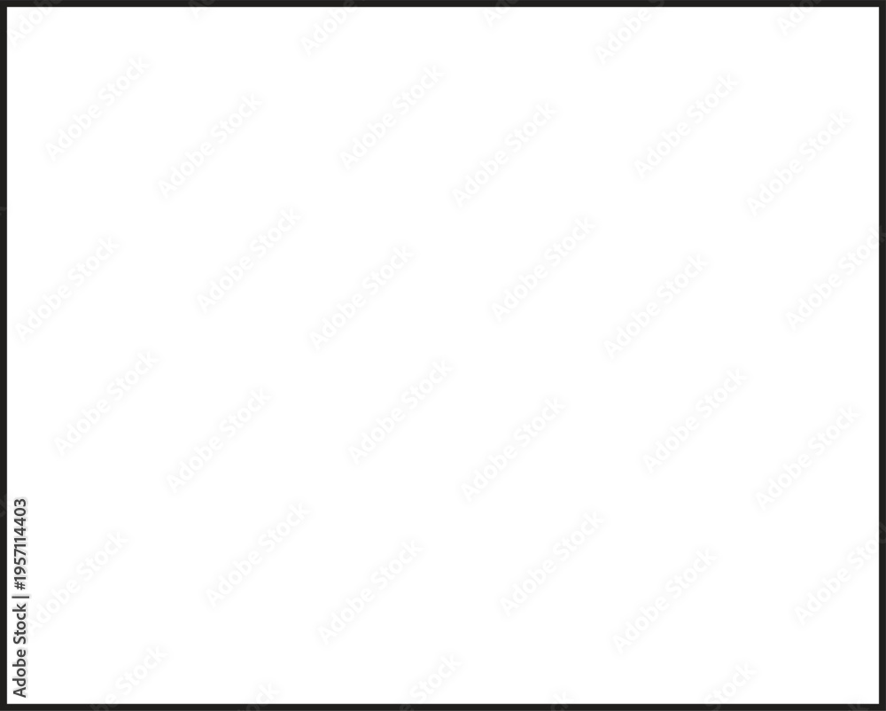Obraz premium A blank white square with a thin black border