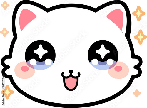 Cute and funny cats doodle vector set. Cartoon cat or kitten characters design collection with flat color in different poses. Set of purebred pet animals isolated on white background