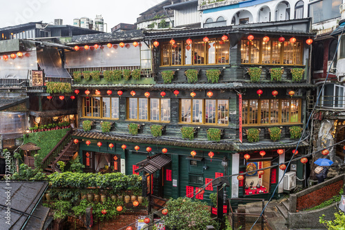 Картината върху платно Famous Tea house in Jiufen, Taiwan