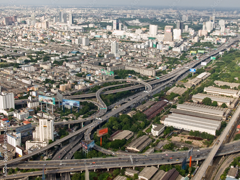 Fototapeta premium Bangkok view from the top point