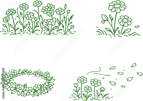 Wildflower Nature Scenes