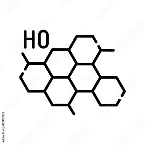 Hormones Icon Professional UI Symbol for Endocrine System