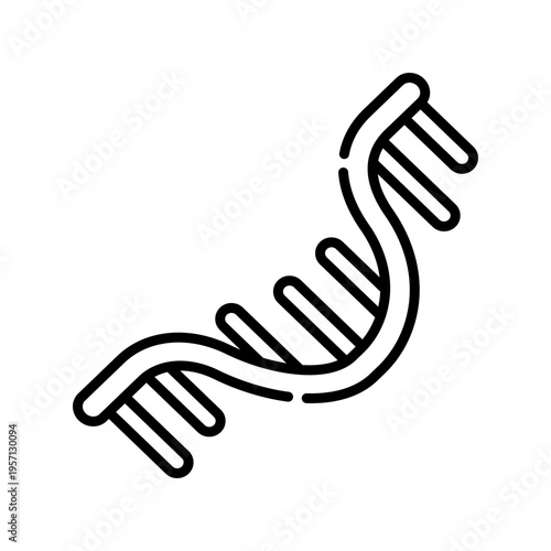 RNA Icon Professional UI Symbol for Ribonucleic Acid Research