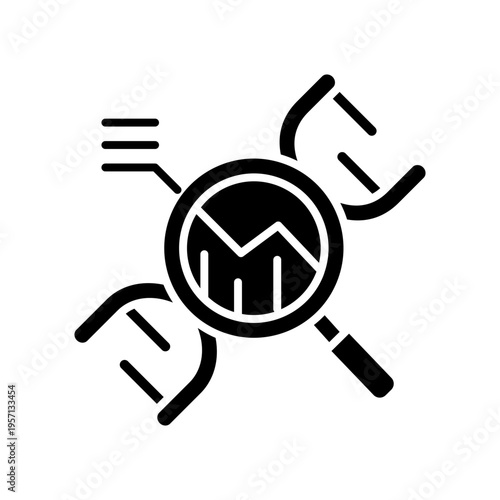 Prognostic Biomarker Icon Professional UI Symbol for Disease Outcome