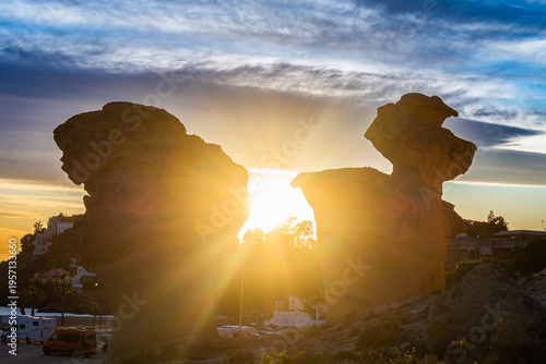 Landscape of Bolnuevo (Murcia, Spain)
