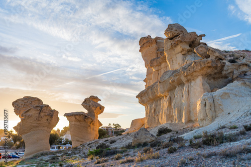 Landscape of Bolnuevo (Murcia, Spain)