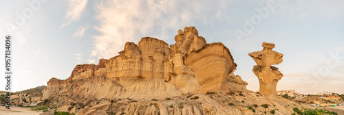 Landscape of Bolnuevo (Murcia, Spain)
