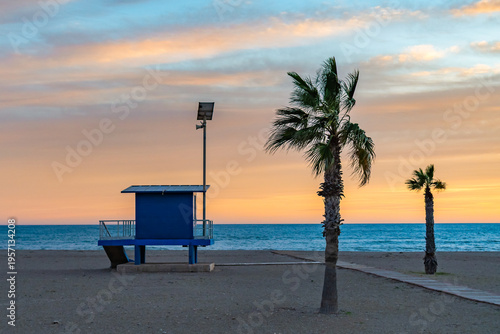 Landscape of Bolnuevo (Murcia, Spain)
