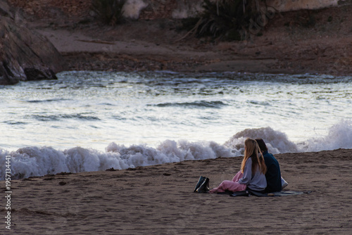 Landscape of Bolnuevo (Murcia, Spain)