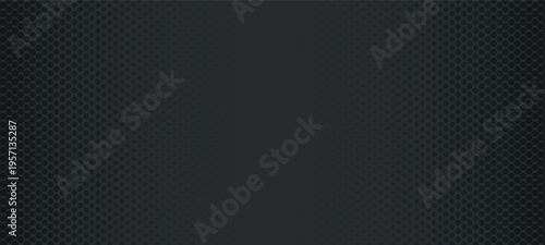 Hexagonal abstract metal background with light