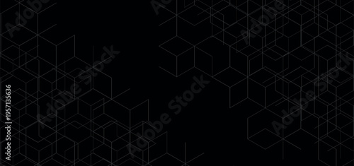 Abstract geometric pattern with crossing thin white lines on grey background. Seamless linear rapport. Stylish fractal texture. Vector pattern to fill the background, laser engraving and cutting.