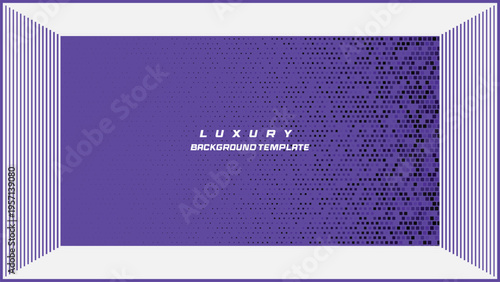 Purple Luxury Geometric Background Template for Modern Premium Branding