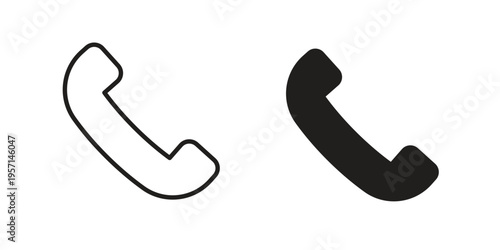 Phone call icons simple design. Vector illustration for web ui