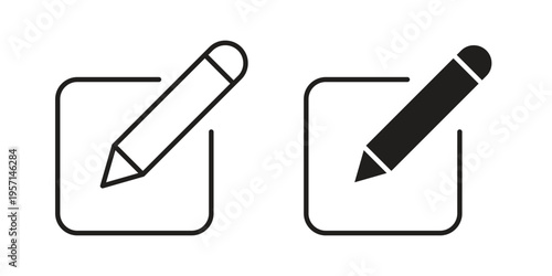 Post icons simple design. Vector illustration for web ui
