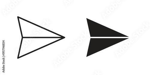 Send icons simple design. Vector illustration for web ui