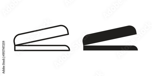 Stapler icons simple design. Vector illustration for web ui