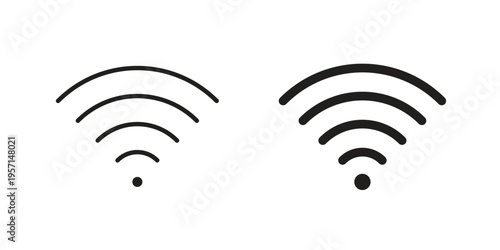 Wifi icons simple design. Vector illustration for web ui