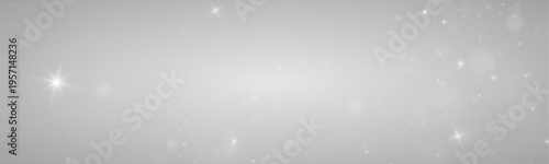 White dust light, blending sparkle, shimmer, glitter across bokeh. Twinkle particle, stardust highlights flare. Magical festive sparks with glare, lens flare illuminate the PNG vector illustration.