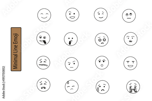 Facial expressions and emotions recognition chart