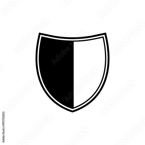 Free Download Shield armor linear icon, Protection shield, Protection icon black minimalistic icon, Armor from cyber attack and viruses - GFXLoad