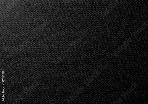 Black canvas or paper texture with fine, uniform grain. Deep, rich tones create striking contrast. minimalist or luxurious design projects, versatile backdrop will enhance any creative concept.