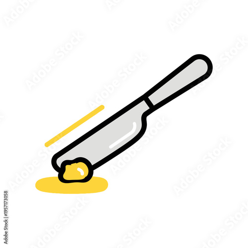 Rolling pin with dough being flattened on a surface.