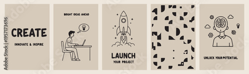 Startup rocket launch, business success mission, innovation project icon, corporate growth illustration, creative launch concept, entrepreneurial milestone symbol, professional career goals.