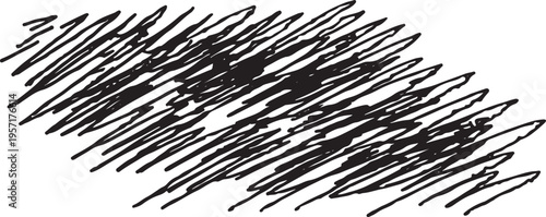 Black ink scribble texture with dense diagonal hand drawn lines