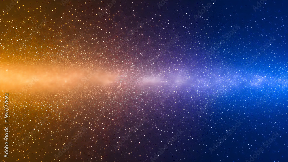 Fototapeta premium Cosmic glow of stars and nebulae stretching across the universe’s vast expanse