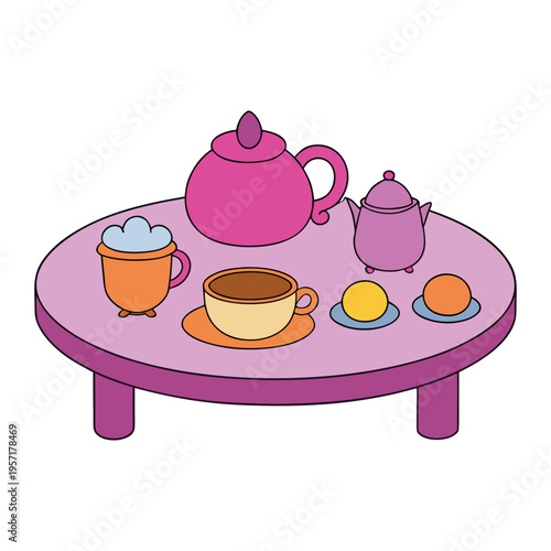 A beautifully arranged table filled with colorful dishes, steaming and fresh, inviting everyone to enjoy a warm, delicious, and hearty meal together.
