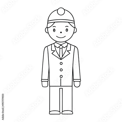 A polished professional uniform that reflects confidence and expertise, featuring clean lines, crisp fabric, and a cohesive look that represents skill, discipline, and reliability.
