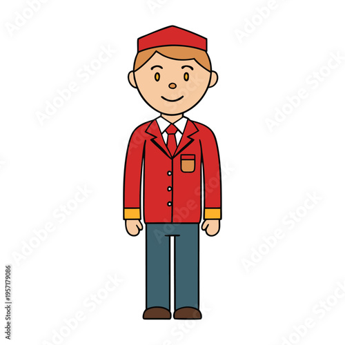 A polished professional uniform that reflects confidence and expertise, featuring clean lines, crisp fabric, and a cohesive look that represents skill, discipline, and reliability.
