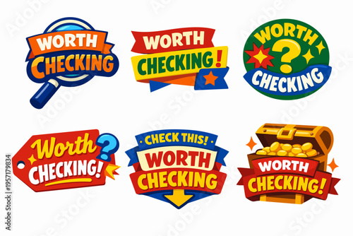 Worth checking badge collection offering special deals, sales, discounts, and valuable information