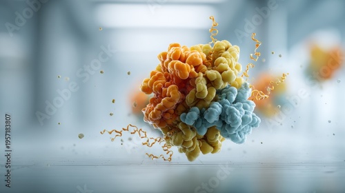 Scientific Visualization of Ribosome and Protein Synthesis Process