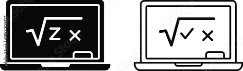 Two Realistic Sharpened Yellow Pencils with Erasers Isolated on White Background, Classic Wooden Writing Tools for Students School and Office