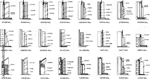 Construction Details: Different Types of Wall Sections