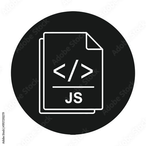 Javascript code file icon