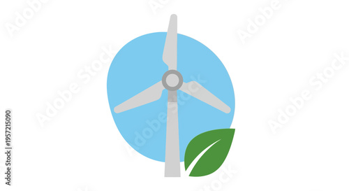 Wind Turbine Renewable Energy Source.