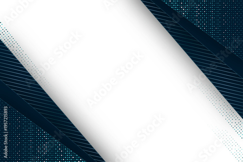 ダークネイビーの斜めレイヤーに精密なドットパターンとラインを重ねたテクノロジー感のある背景素材