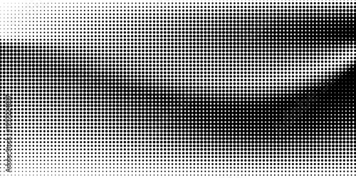 Grunge halftone gradient background. Faded grit noise texture. White and black sand wallpaper. Retro pixelated backdrop. Anime or manga style comic overlay. Vector graphic design textured template