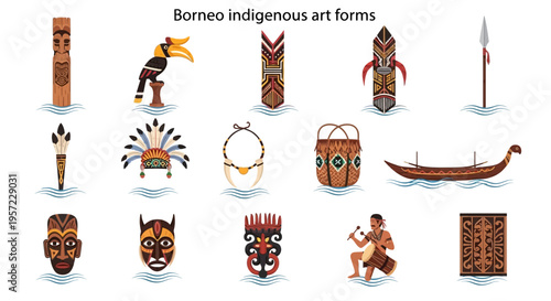 Borneo indigenous art forms and culture 2.
