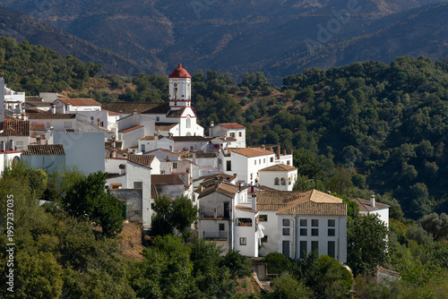 town of Genalguacil in the Genal valley, belonging to the Sierra de Ronda in Malaga. Spain