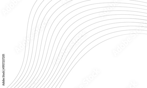 Minimal Abstract Wavy Lines Background Design. Clean abstract background with flowing wavy lines on light surface, minimal design ideal for modern branding, technology themes, and creative layouts.